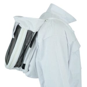 beekeeper jacket with fencing veil