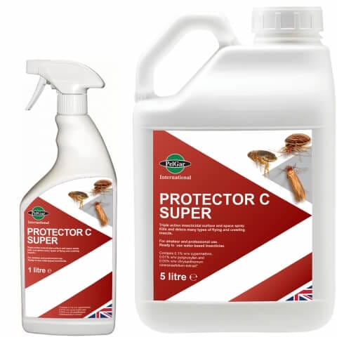 Protector C Flea Control Spray - Effective Home Flea Eliminator