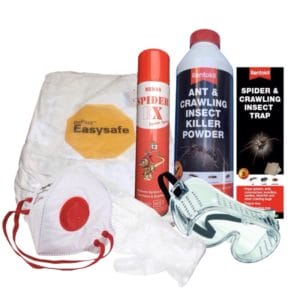 Spider Killer Kit Inlcuding Rentokil Spider & Crawling Insect Trap & Powder