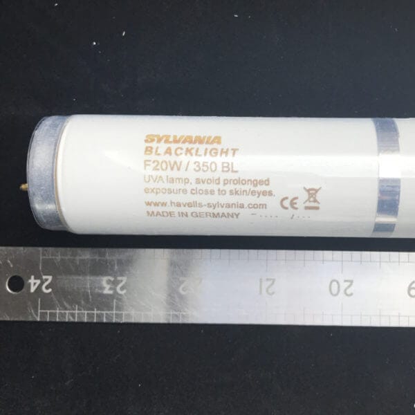 Straight 20watt 24″ x 1.5″dia BLUE Shatter resistant tube-0