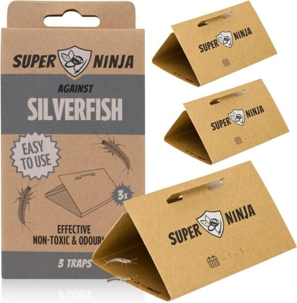 Ninja Silverfish Traps - Effective Solution To Eliminate Infestations
